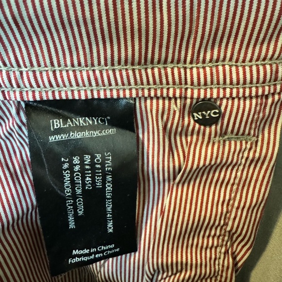 NWT BlankNYC Wooster Slim Fit 33 x 32 Jean in Grey - Picture 8 of 9